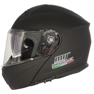 Mts Pro Helmet M-966 Çene Açılır Güneş Vizörlü Kask (Mat Siyah)